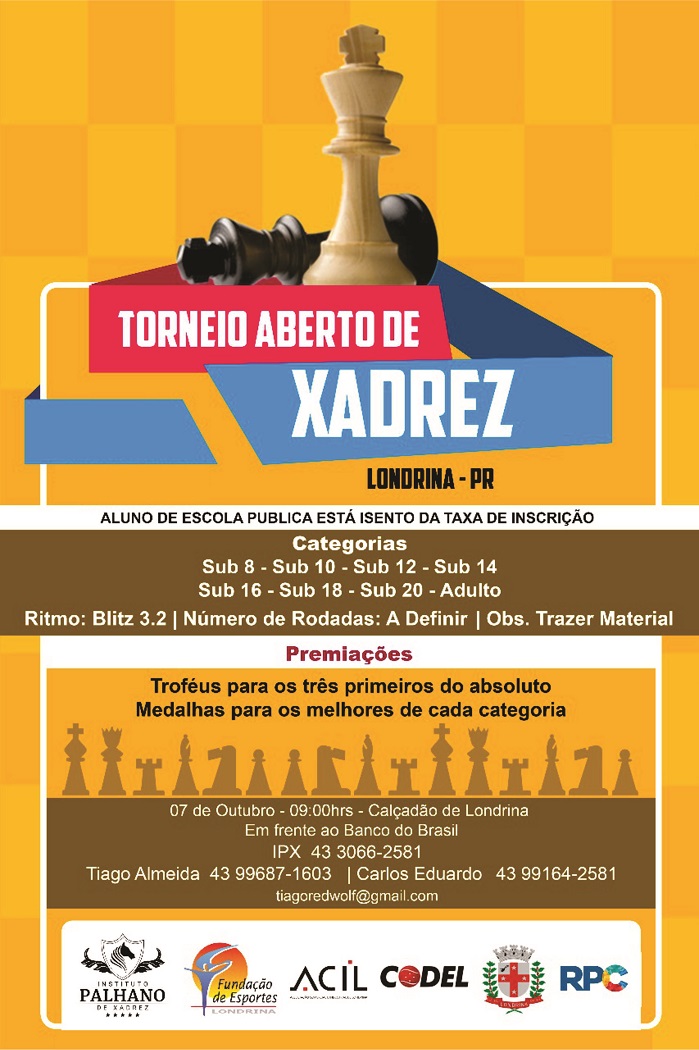 Torneio Aberto de Xadrez - # Esportes