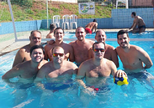 Foto de jogadores do Biribol